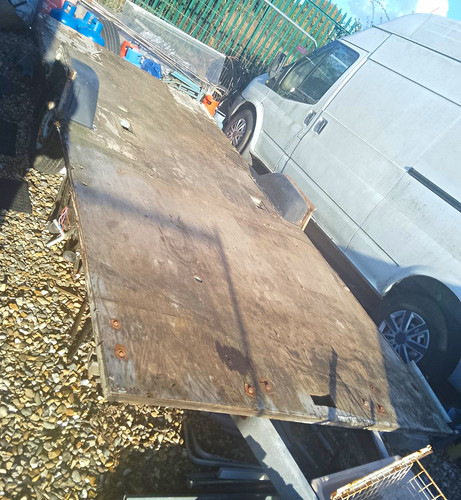 Chassis floor stripped - stripped, down